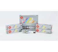 NGK BKR6EQUP Candele premium al platino 3199, lavorate al laser, 4 pezzi