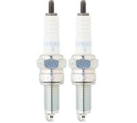 NGK Candela accensione 2306 Tipo di raccordo M4 Elettrodo centrale-Nichel 1 Elettrodo di massa schermato/a 5 kOhm con sede-tenuta piatta Apertura chiave: 16 mm Lunghezza filettatura: 19,0mm