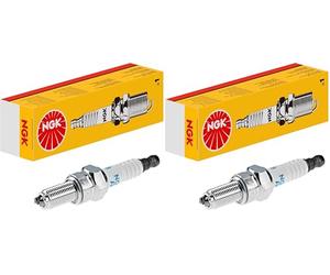 NGK Candela accensione 4374 Elettrodo centrale-Nichel 2 Elettrodi di massa schermato/a 5 kOhm con sede-tenuta piatta Attacco/Raccordo-SAE fisso Apertura chiave: 16 mm Lunghezza filettatura: 19,0mm