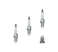 NGK Candela accensione 4483х3 Attacco/Raccordo-SAE fisso Elettrodo centrale-Nichel 2 Elettrodi di massa schermato/a 5 kOhm con sede-tenuta piatta Apertura chiave: 16 mm Lunghezza filettatura: 19,0mm