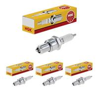 NGK Candela accensione 7310 Raccordo-SAE svitabile Elettrodo centrale-Nichel 1 Elettrodo di massa Non schermato con sede-tenuta piatta Apertura chiave: 20,8 mm Lunghezza filettatura: 19,0mm