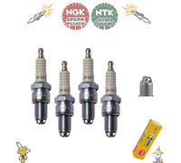 NGK Candela di Accensione - BP6ET - per Fiat Tipo (160) 1.8 16V Sport, x4