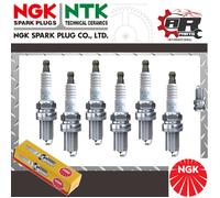 NGK Candela di Accensione - BP7ES - Per Alfa Romeo 75 2.5L V6 x6