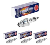 NGK Candela di accensione Iridium IX BR7HIX, 7067 | 1 pezzo (Confezione da 4)