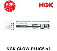 Ngk Candela - per Citroën Relè 244 Scatola 2.8 HDI 4x4 (2002-06)