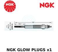 Ngk Candela - Per Daihatsu Feroza F7, F8 SUV (Open) 2.8 Td (1987-93)