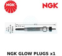 Ngk Candela - Per Hyundai H-1 Scatola 2.5 Td (2000-00)