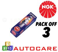 NGK Candela Spark Plug Iridium IX Upgrade Set - 3 Pack - BR7HIX No 7067 3pk