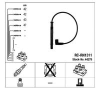 NGK Cavo Candela Per Dacia Logan Sandero Nissan Renault Twingo Clio