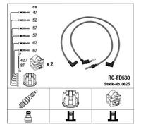 NGK Cavo Candela Per Ford Granada Sierra