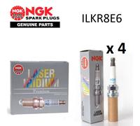 NGK Laser Iridium Candele Per Mitsubishi Lancer Evo 10 X 2008-2010 ILKR8E6