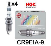 NGK Laser Iridium Candele X4 - CR9EIA-9 per Kawasaki ZX1000C Ninja ZX10R GSX