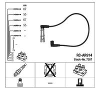 NGK Set Cavi Accensione per Alfa 145