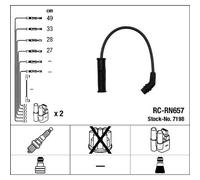 NGK Set Cavi Accensione per Renault Clio
