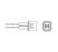 NGK Sonda Controllo Lambda per Mitsubishi Space Star 1.6 16V 1.3 1.8 Mpi 1300