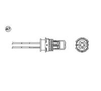 NGK Sonda Lambda Regolatrice Per Mercedes-Benz Classe C 230 Kompressor 200