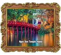 Ngoc Son Temple Hanoi Vietnam magneti da frigorifero turismo souvenir frigorifero magnete decorazione
