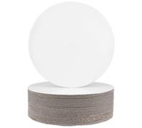 NGOSUET 30 tavole da caffè bianche da 30 cm, spessore 2 mm, riutilizzabili, rotonde per il trasporto di torte, matrimoni, compleanni, feste