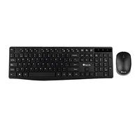 NGS ALLUREKIT Kit da Tastiera Multimediale e Mouse 1200dpi Senza Fili 2.4GHz (QWERTY Italiano)