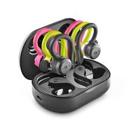 NGS ARTICA JOGGER Auricolare Wireless In-ear Musica e Chiamate Bluetooth Nero Verde chiaro Rosa