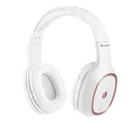 NGS ARTICA PRIDE WHITE- Cuffie Senza fili, Compatibili con Tecnologia Bluetooth, con Microfono, 7 Ore di Durata della Batteria, 20 Hz, Colore Bianco