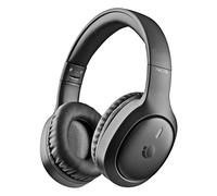 NGS Artica Tempest Black - Cuffie wireless over-ear compatibili con tecnologia Bluetooth, autonomia 28h, controllo touch, microfono ENC, base di ricarica USB-C, IPX5, nero