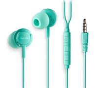 NGS Cross Drift Mint - Cuffie Intraurali con Microfono e Controllo del Volume, Cavo 120 cm, Jack 3,5 mm, Vivavoce con Pulsante Multifunzione e Assistente vocale, Son de haute qualité
