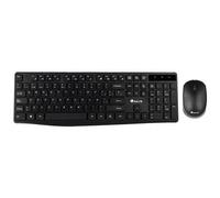 NGS BUNDLE MOUSE E TASTIERA ALLURE KIT 2,4 GHZ BLACK