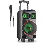 Ngs spekear trolley wilddubzero dj party microfono rgb tws 120w nera