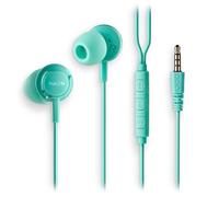 NGS Cross Drift Mint - Cuffie Intraurali con Microfono e Controllo del Volume, Cavo 120 cm, Jack 3,5 mm, Vivavoce con Pulsante Multifunzione e Assistente vocale, Son de haute qualité