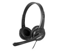 NGS VOX505USB Cuffie Stereo con Microfono, Connessione USB e Controllo del Volume per PC, Laptop o Console di Gioco