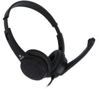 NGS VOX505USB Cuffie Stereo con Microfono, Connessione USB e Controllo del Volume per PC, Laptop o Console di Gioco