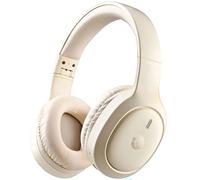 NGS Artica Tempest Beige - Cuffie wireless over-ear compatibili con tecnologia Bluetooth, autonomia 28h, controllo touch, microfono ENC, base di ricarica USB-C, IPX5, beige