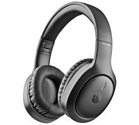 NGS Artica Tempest Black - Cuffie wireless over-ear compatibili con tecnologia Bluetooth, autonomia 28h, controllo touch, microfono ENC, base di ricarica USB-C, IPX5, nero