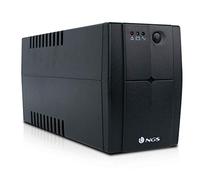 NGS FORTRESS1200V2 - Gruppo di continuità UPS, Off Line UPS 800 VA, Tensione a Uscita Stabile di 480W per 2 Prese Schuko