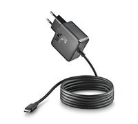 NGS GAN 45W-C - Chargeur mural universel USB-C ultra-rapide 45W avec technologie GaN compacte - Charge intelligente PD 3.0 - Protection contre surcharges -ordinateurs, tablettes - Câble 1,5 m