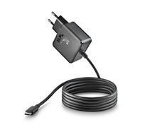 NGS GAN 45W-C - Chargeur mural universel USB-C ultra-rapide 45W avec technologie GaN compacte - Charge intelligente PD 3.0 - Protection contre surcharges -ordinateurs, tablettes - Câble 1,5 m