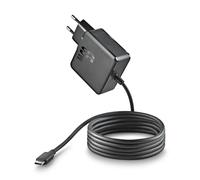NGS GAN 65W-C - Chargeur mural universel USB-C ultra-rapide 65W, technologie GaN compacte - Charge intelligente PD 3.0 - Protection contre les surcharges - ordinateurs portables, tablettes - 1,5 mI