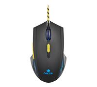 NGS GMX-123 Mouse da gioco cablato ultraleggero a LED arcobaleno 3200 DPI nero