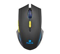 Ngs Mouse Gaming Wireless Luce Led Arcobaleno Ergonomico Ultraleggero 7 Pulsanti Usb C
