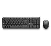 NGS Harmony Kit Tastiera e Mouse Wireless Layout IT Nero