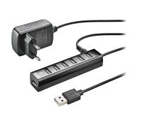 NGS Hub USB 2.0 7 Porte Nero 480 Mbit/s