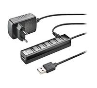 NGS IHUB7 TINY USB 2.0 480 Mbit/s Nero