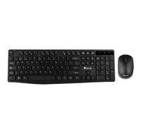 Ngs Kit Tastiera + Mouse Wireless Allure Nera