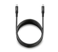 NGS KNOT 240W-2 - Cavo USB-C a USB-C 240 W 2 m USB 4.0, ricarica rapida PD 3.1 e PPS, trasferimento dati 40 Gbps, intrecciato rinforzato con connettori in alluminio, alta resistenza e durata