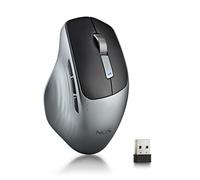NGS Lush-RB - Mouse Wireless Multi Dispositivo 2.4GHz + Bluetooth 4.0/5.0, Batteria Ricaricabile USB-C, 6 Pulsanti Silenziosi, Ergonomico per Destrimri, Dpi Regolabile