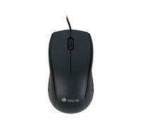 NGS Black Mist mouse Mano destra USB tipo A Ottico 800 DPI