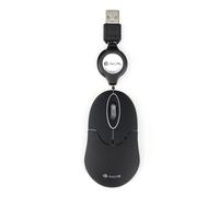 NGS MOUSE USB 3 TASTI 1000DPI CAVO RETRATTILE COLORE NERO Quantita min. 1
