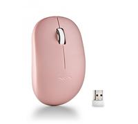 NGS MOUSE WIRELESS 2.4 GHZ,CON ROTELLA, SILENZIOSO, USB NANO, ROSA
