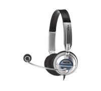 NGS MSX6 PRO Cuffie Cablato A Padiglione Musica e Chiamate Nero, Argento
